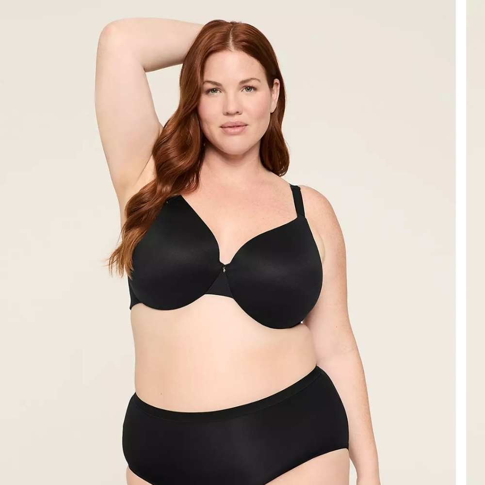 Cacique Invisible Backsmoother Lightly Lined Underwire Full Coverage Bra 40F